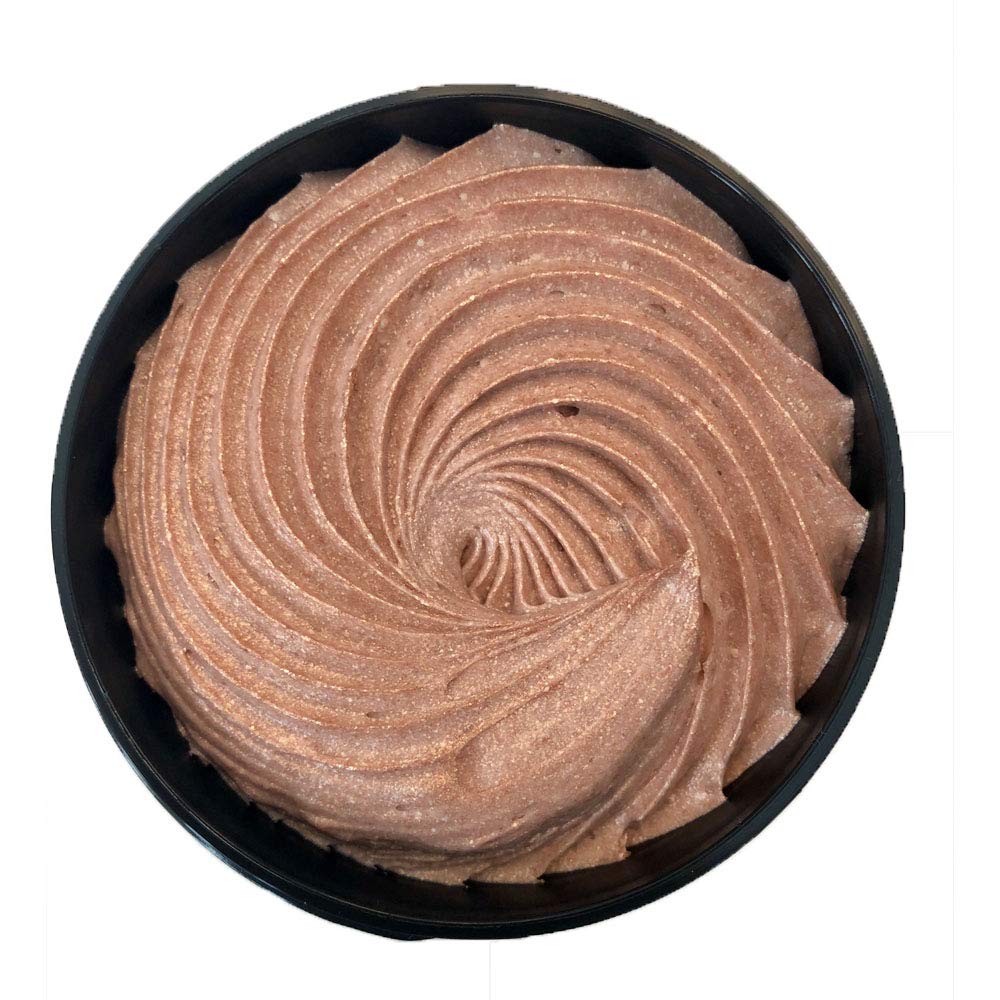 GLIMMER GODDESS Shimmer Body Butter applied to arm, showing glow and smoothness.