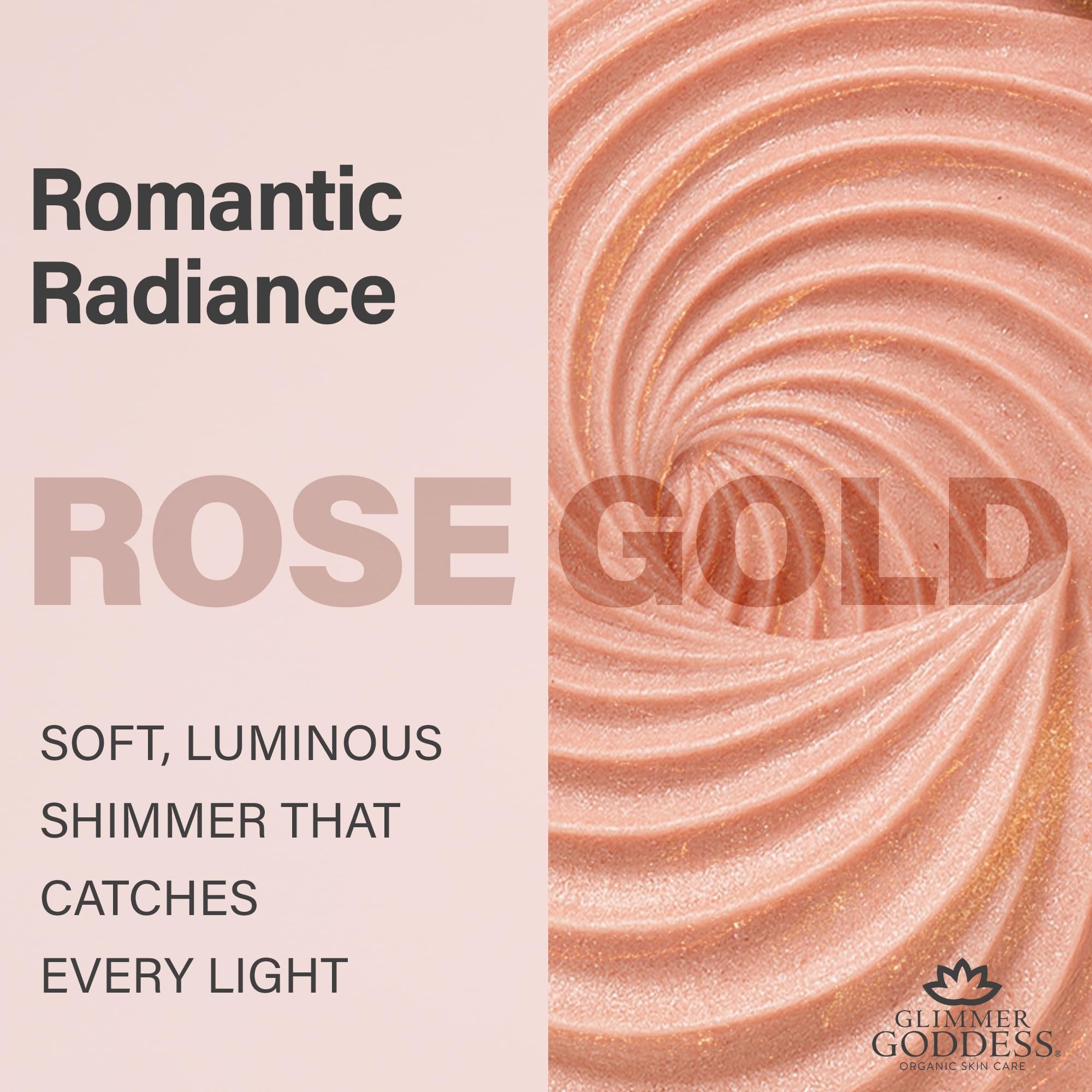 Glimmer Goddess hydration delivers silky skin with a gentle glow.