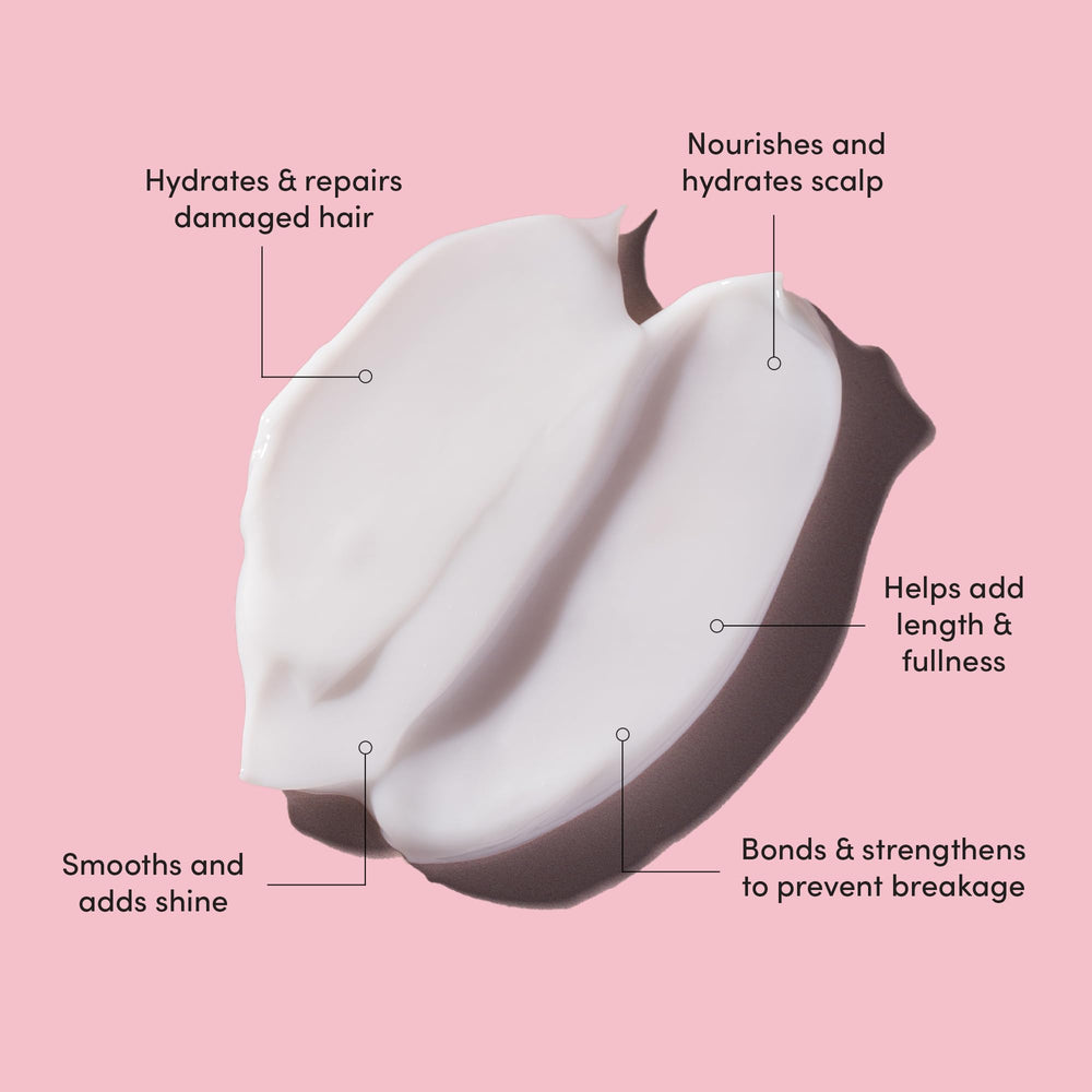 Glimmr hair mask after use reveals enhanced shine and smoothness.