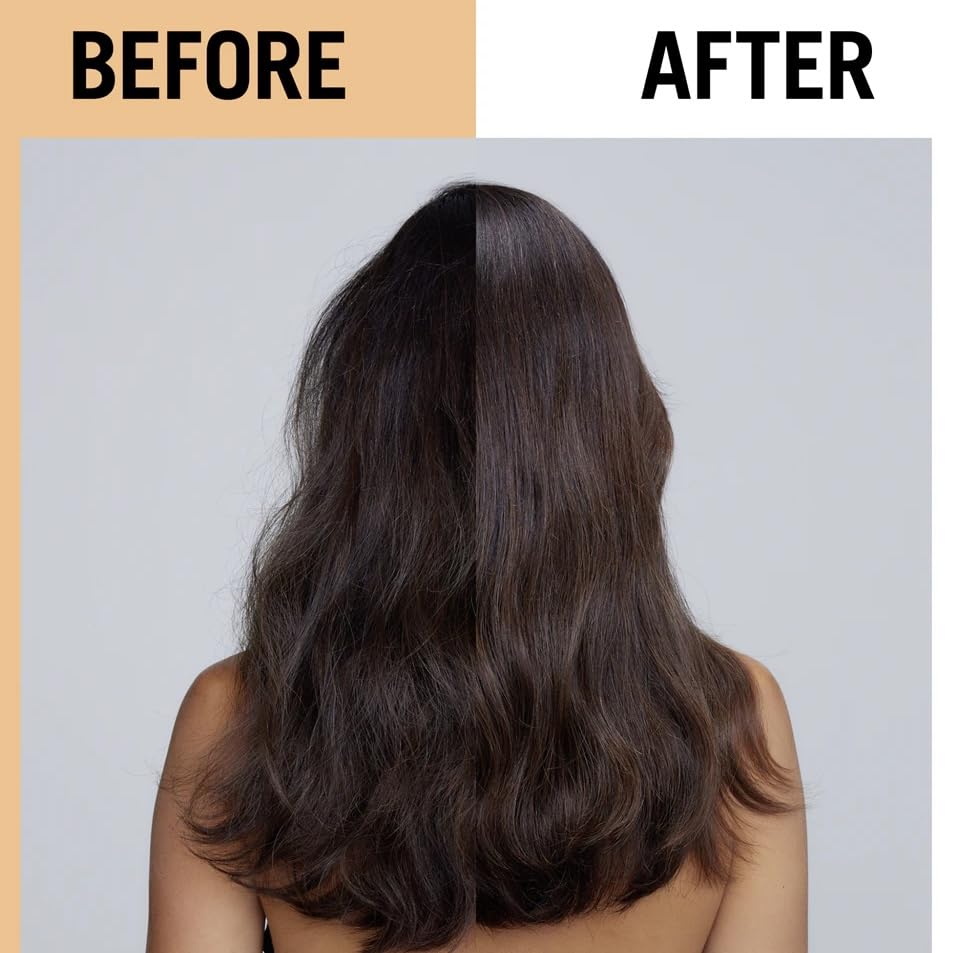 Creamy texture of Gliss mask supports easy detangling