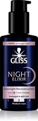 Gliss Night Elixir bottle with pump for easy overnight repair