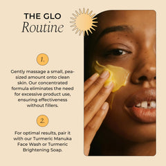 Glo Melanin Nourishing Face Cream vegan paraben-free formula supports hydrated skin