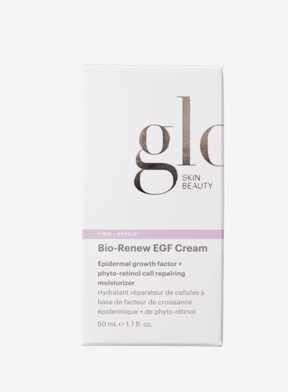 Application of Glo Skin Beauty Bio-Renew EGF Cream on clean skin for daily renewal.