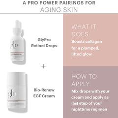 Phyto-retinol visual on Glo Skin Beauty Bio-Renew EGF Cream for firming and smoothing.