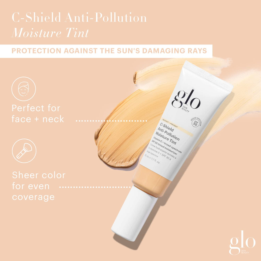 Glo Skin Beauty C-Shield SPF 30 protects skin while delivering a sheer, radiant glow