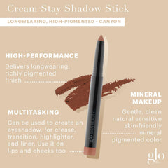 Glo Skin Beauty Beam shadow stick adds champagne glow to eyes.