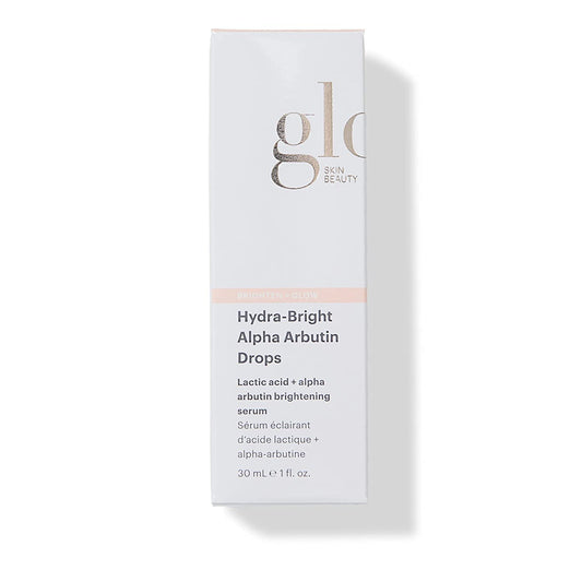 Glo Skin Beauty Hydra-Bright Alpha Arbutin Drops dropper enables easy daily application.