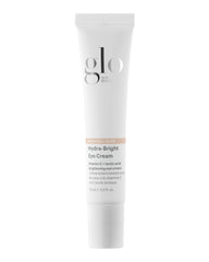 Glo Skin Beauty Hydra-Bright Eye Cream bottle close-up highlighting brightening and hydrating formula
