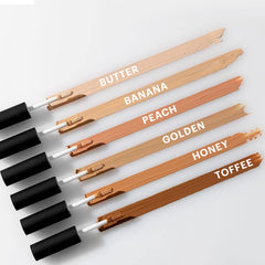 Glo Skin Beauty under-eye swatch shows dark circle concealment and brightness.
