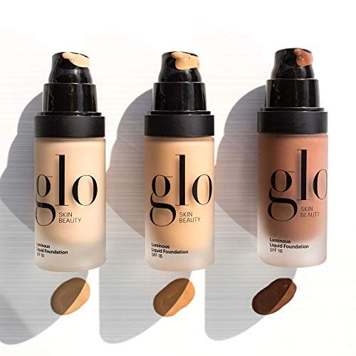 Glo Skin Beauty Luminous Foundation shade caramel on forearm for subtle warmth.