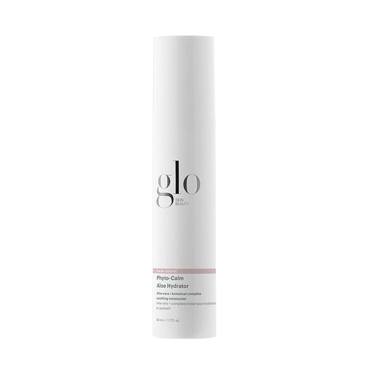 Glo Skin Beauty Phyto-Calm Aloe Hydrator bottle with soothing formula for sensitive skin.