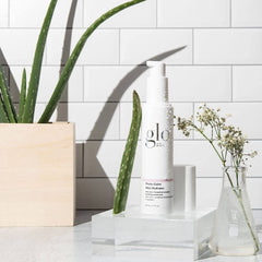 Glo Skin Beauty Phyto-Calm Aloe Hydrator texture swirl for cooling relief.