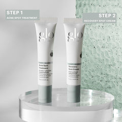 Glo Skin Beauty Recovery Spot Cream features calming botanicals with soothing leaves