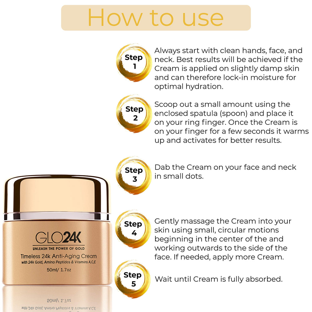 GLO24K amino peptides image emphasizes skin vitality and resilience.