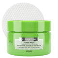 Global Beauty Care Clarifying Toner Pads — 40ct Dual-Textured Witch Hazel & Mandelic Acid with Soothing CICA