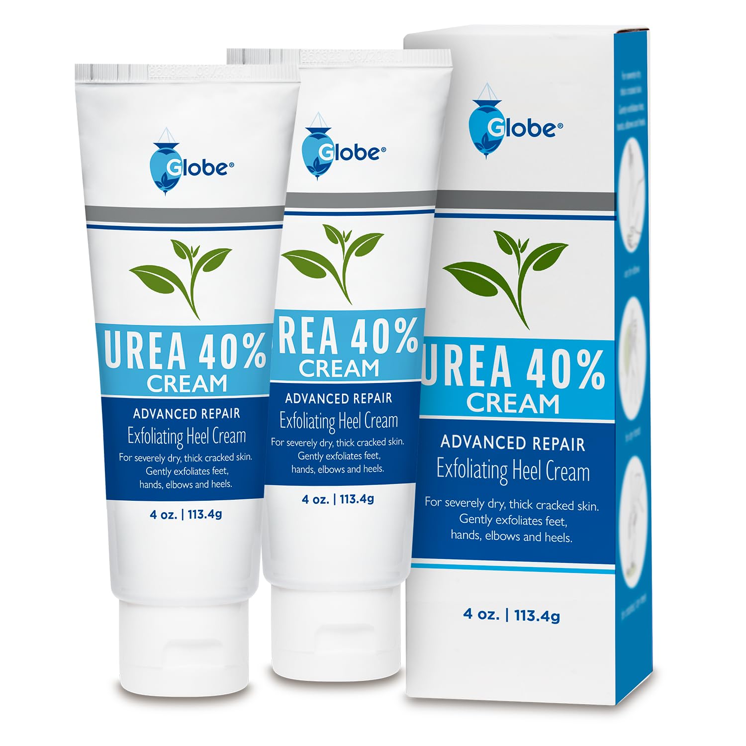 Globe Urea Cream 40% ready-to-use tub for daily care.