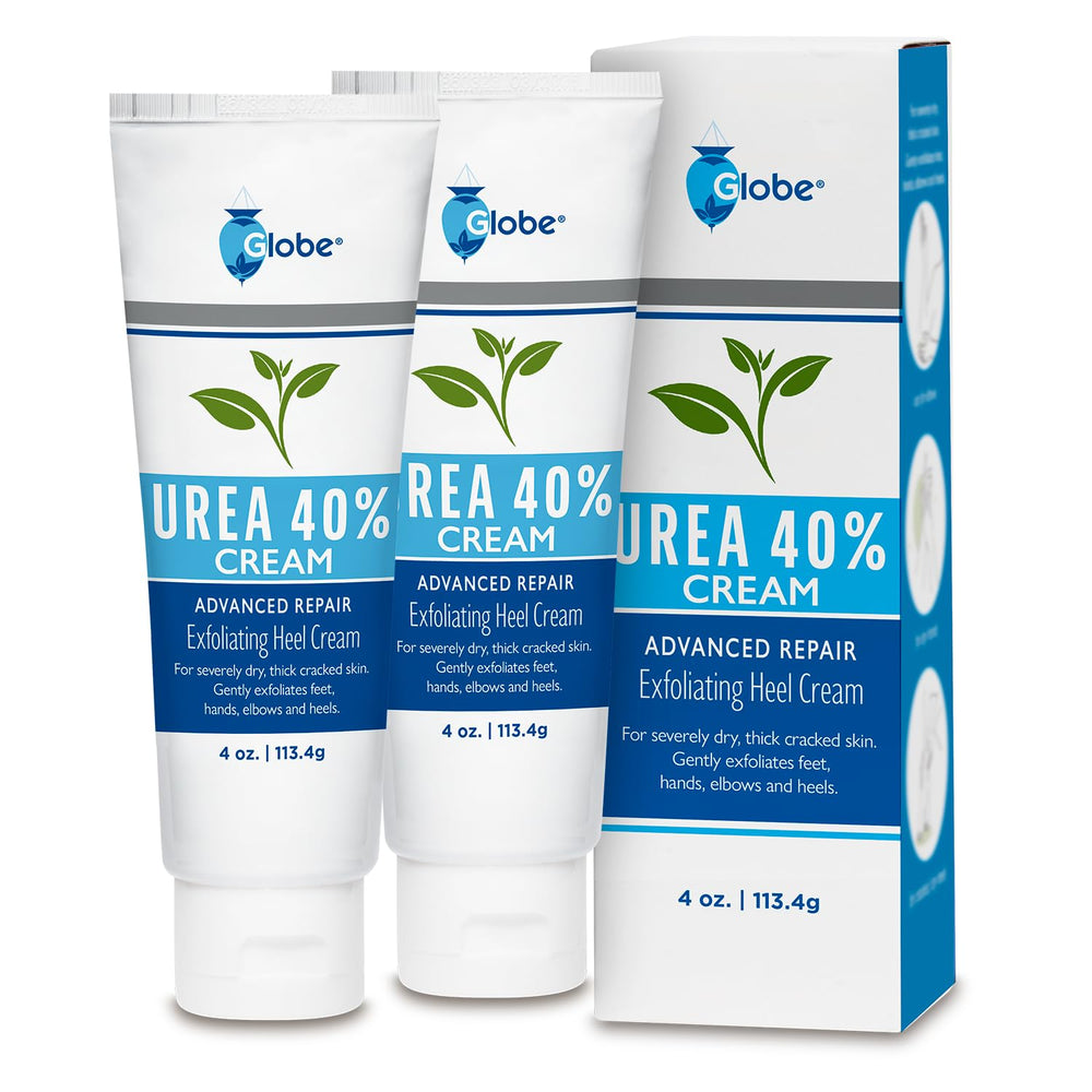 Globe Urea Cream 40% ready-to-use tub for daily care.