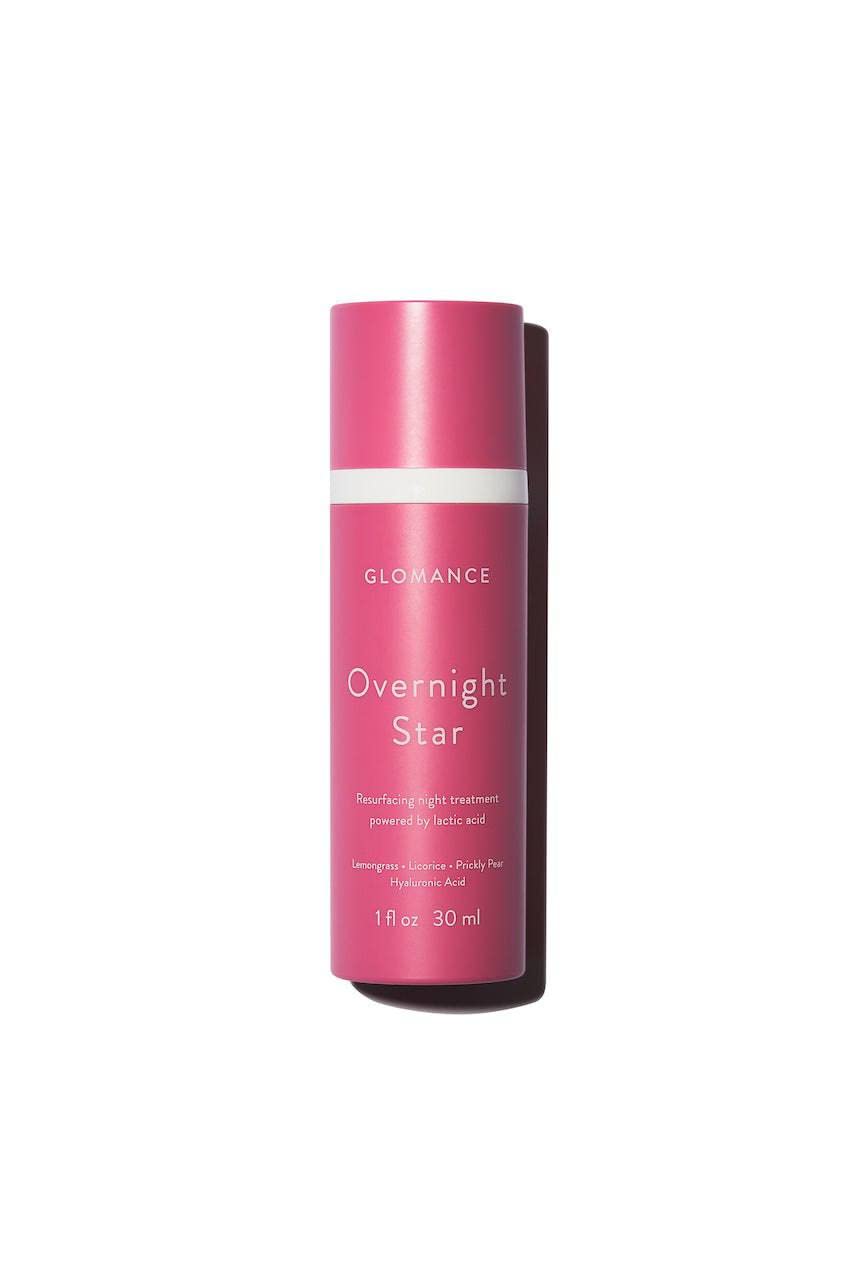 GLOMANCE Overnight Star bottle pour, smooth nighttime application for a brighter, more even complexion.