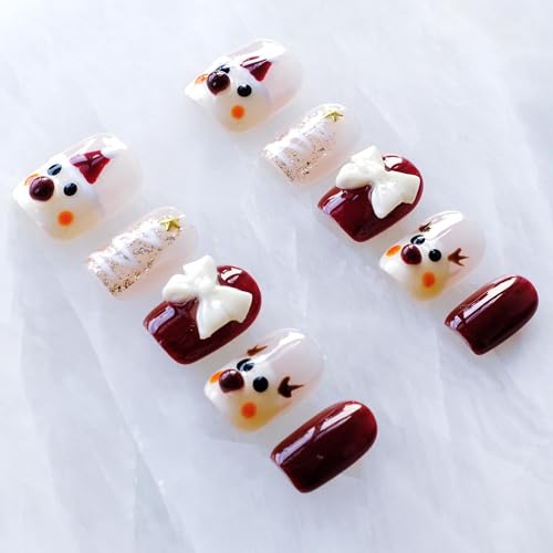 GLORS nails holiday bows and glitter for sparkling holiday style
