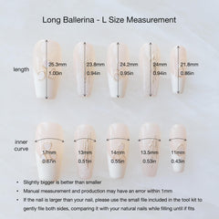 Includes 10 nail tips in assorted sizes for a snug fit