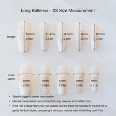 GLORS 10-piece set includes nails in multiple sizes for a precise, personalized fit