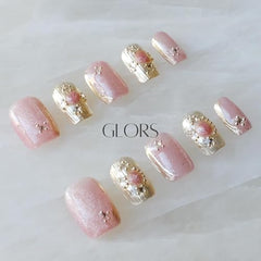 GLORS handmade-press-on-nails with salon-quality finish for occasions