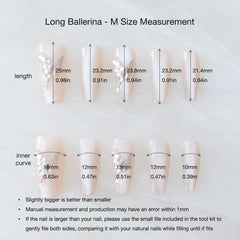 GLORS long length adds dramatic elegance to your hands.