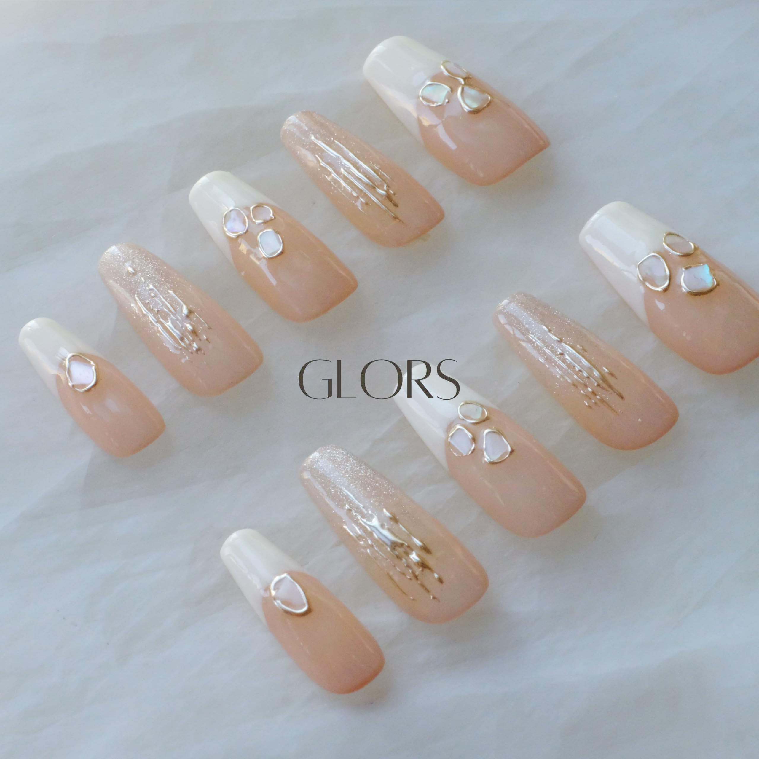 GLORS handcrafted nail set showcases durable materials for long wear