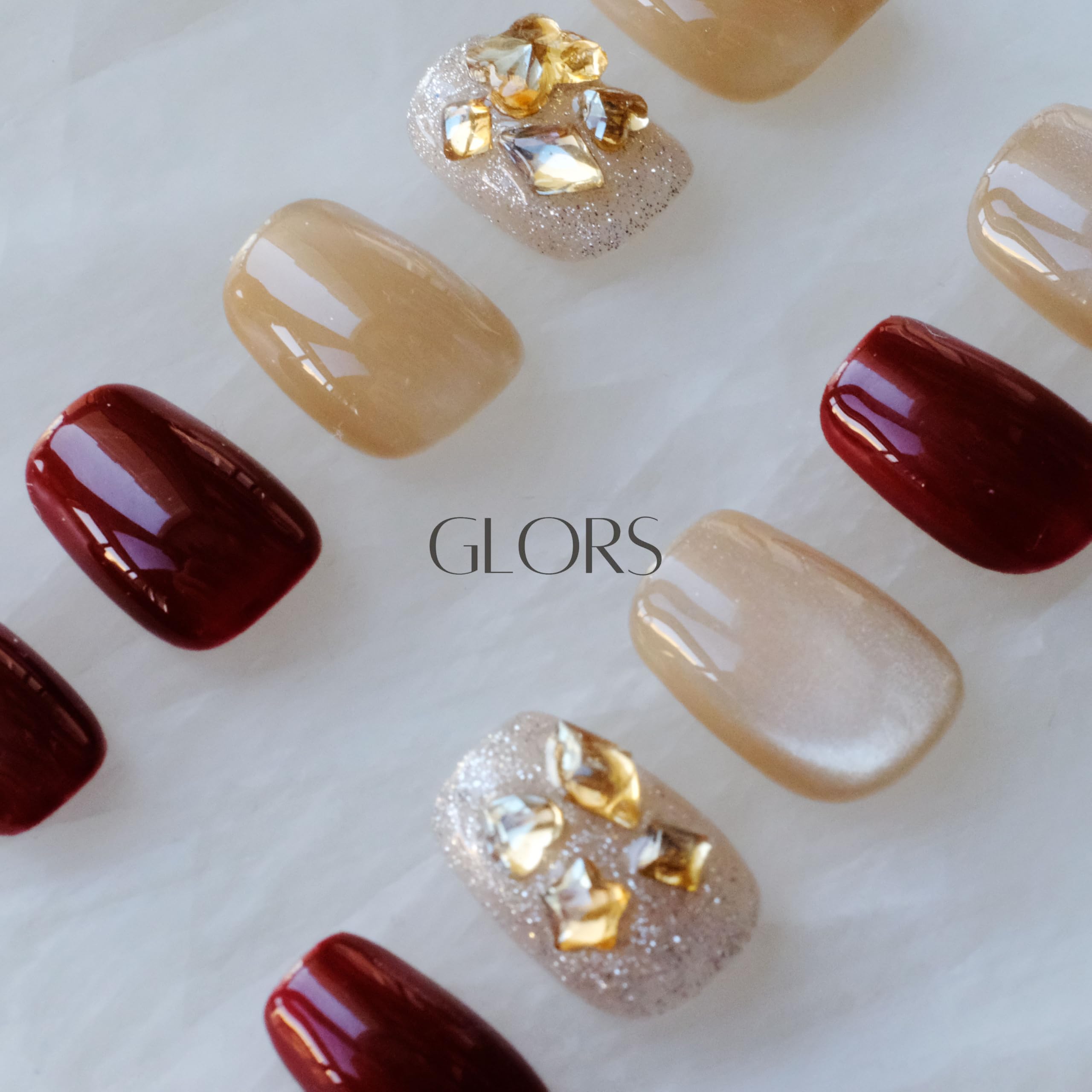 GLORS Small SS nails packaged for compact travel sets