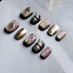 GLORS packaging for the Purely Handmade press-on nails