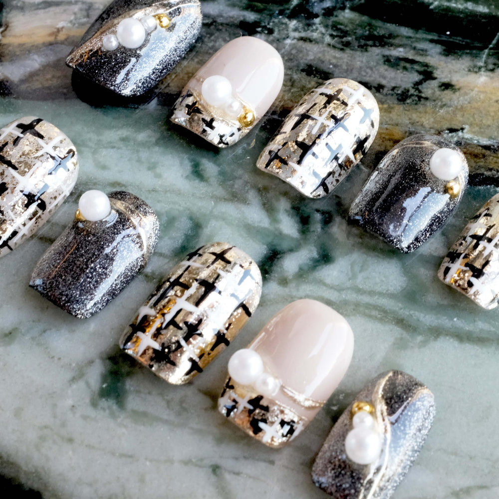 GLORS handcrafted finish highlights texture and shine on nails