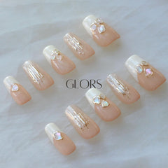GLORS Purly ten-piece handcrafted set includes mixed sizes.