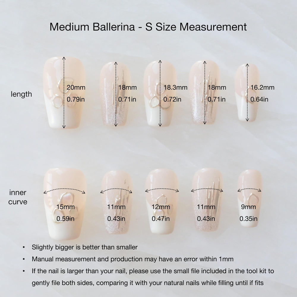 GLORS Purly varied-size nails ensure a seamless fit.