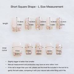 GLORS wedding-party nails showing refined elegance