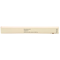 Glossier Boy Brow Arch 2-in-1 pencil tip edge creates precise, hair-like strokes for natural definition.
