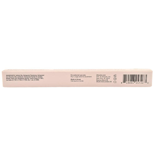 Glossier Boy Brow Arch Cool Blond swatch for light hair with natural depth