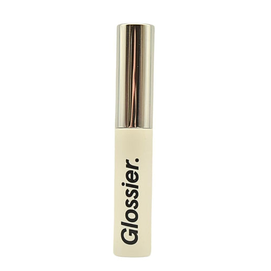 Glossier Boy Brow Auburn wand application shows precise coating for even distribution.