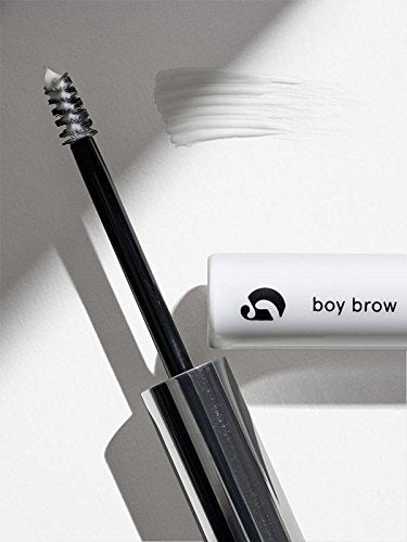 Glossier Boy Brow Clear brow gel with spoolie defines brows for a natural look.