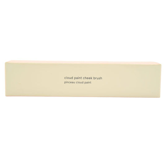 Glossier Cloud Paint retractable tapered brush head for seamless diffusing of powder blush
