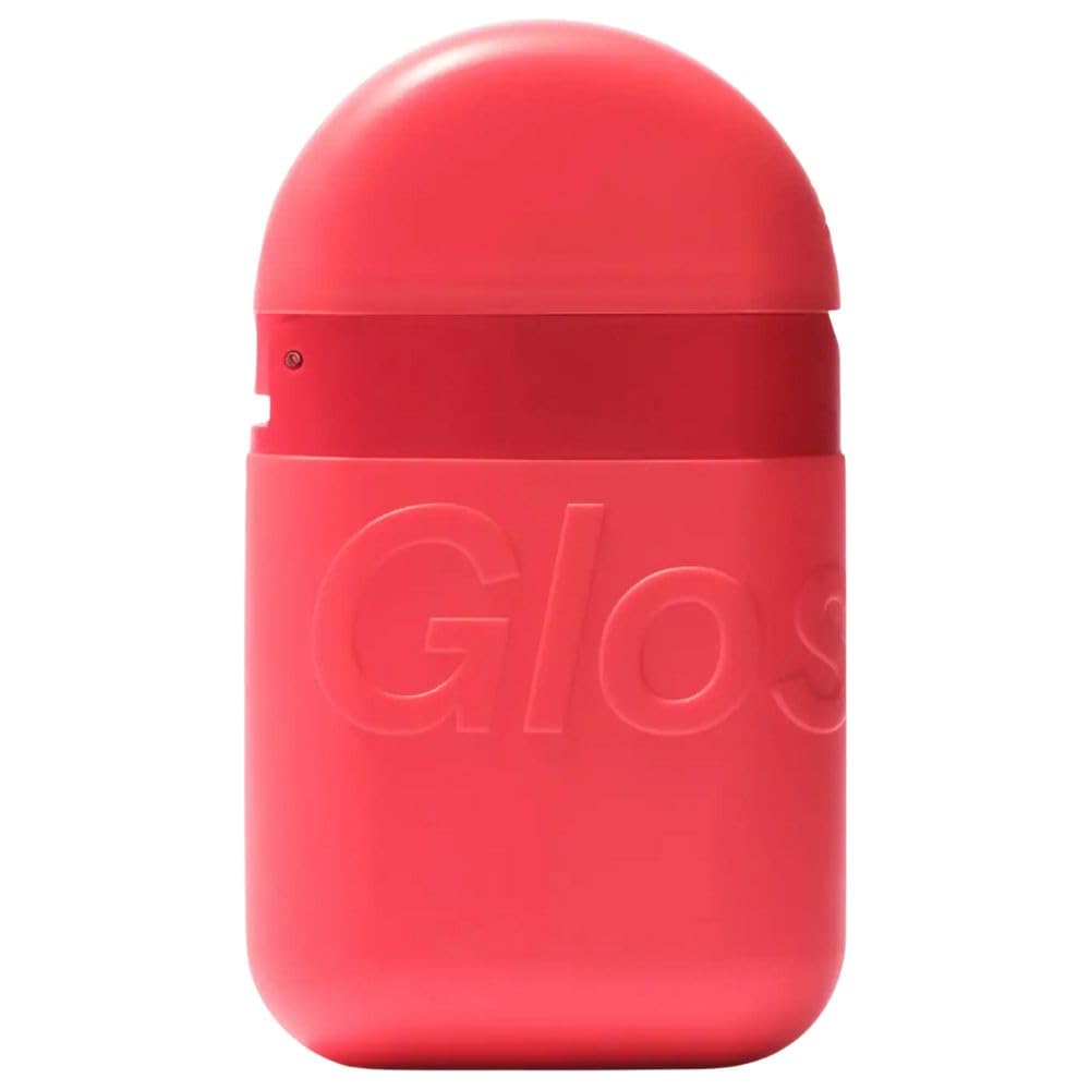 Glossier Hand Moisturizer pump application with quick absorption for dry skin relief.