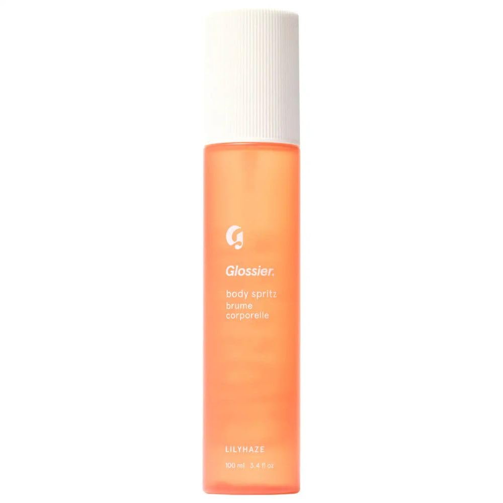 Glossier Lilyhaze bottle pour, warm floral mist for everyday wear and all-day refresh