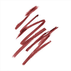 Glossier Lip Liner Black Cherry swatch reveals deep cherry tone and pigment.