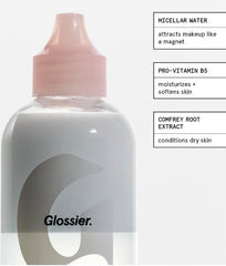 Glossier Milky Oil packaging highlights vegan, cruelty-free attributes