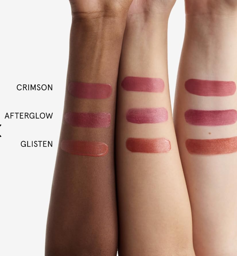 Glossier Mini Cloud Paint Glisten swatch adds luminous shimmer for a radiant flush