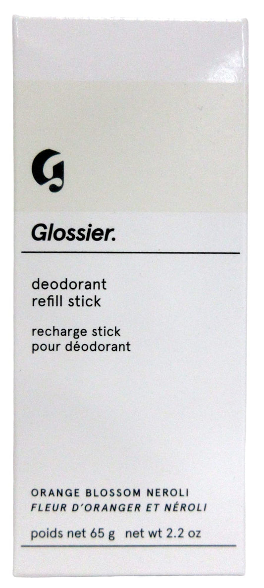 Glossier Orange Blossom Neroli deodorant refill closeup with fresh scent for daily wear