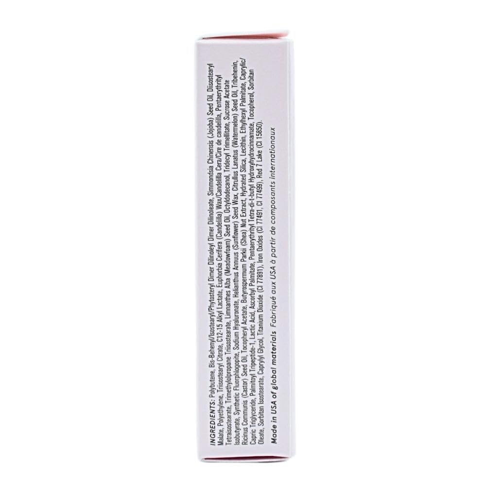 Glossier Ultralip Pony application closeup demonstrates smooth glide and rich color payoff.