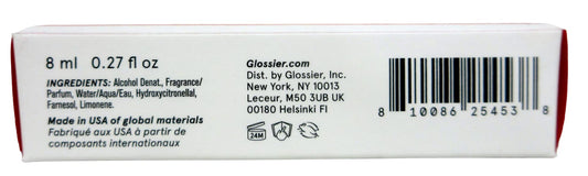 Glossier You worn on skin, revealing a unique, intimate aroma for everyday wear