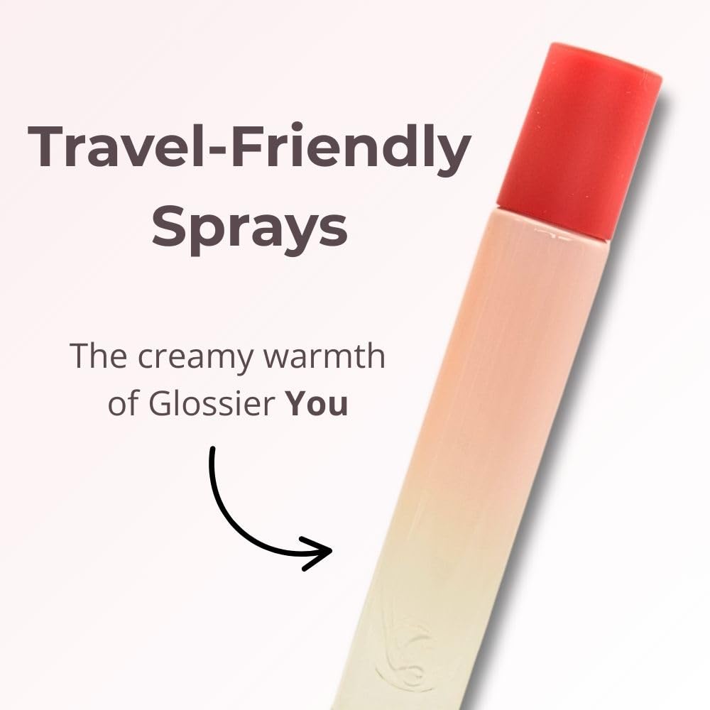 Glossier Rêve close-up evokes dreamy gourmand notes for cozy evenings.