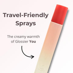 Glossier Rêve close-up evokes dreamy gourmand notes for cozy evenings.