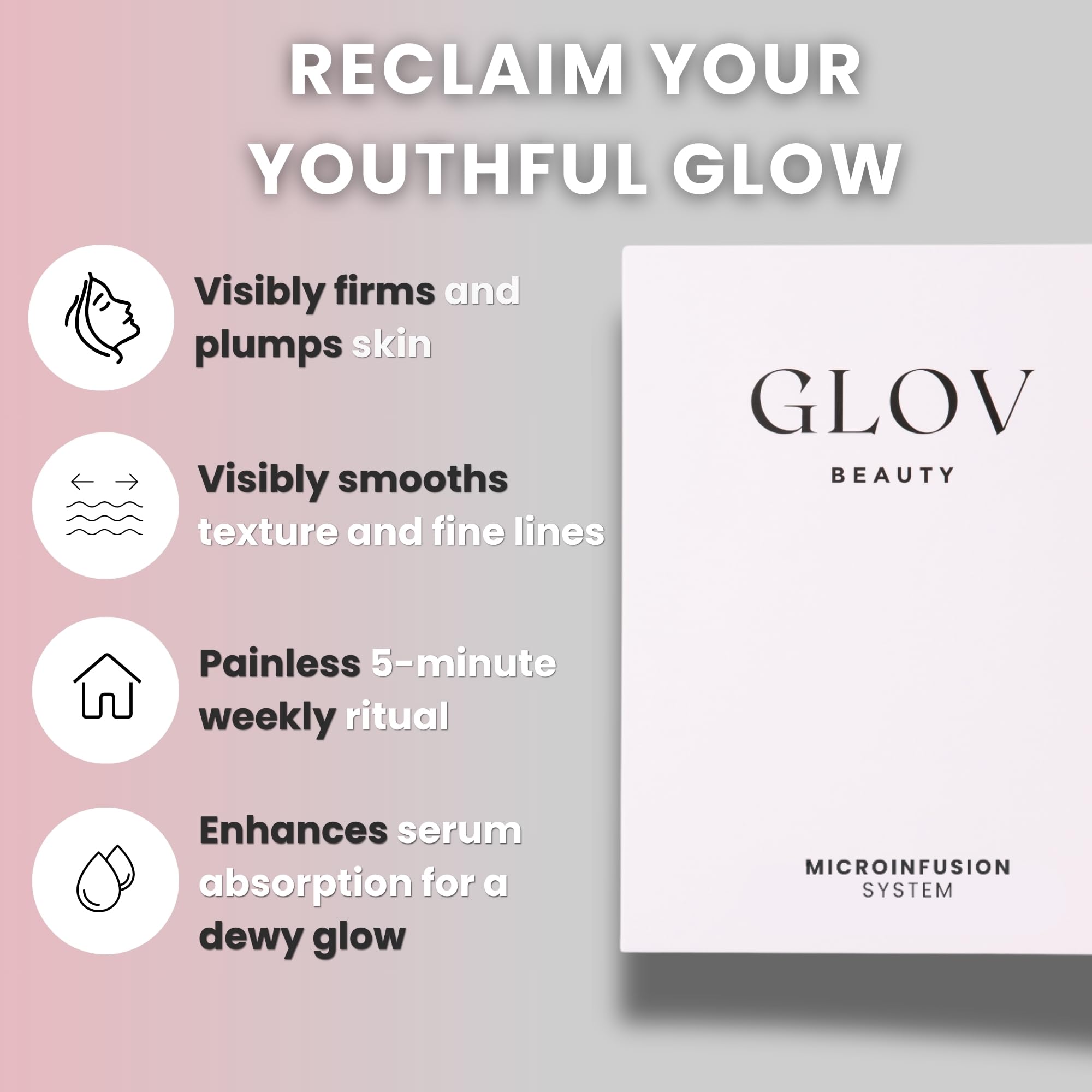 Glov Beauty collagen peptides serum ampoules support a luminous, supple look.